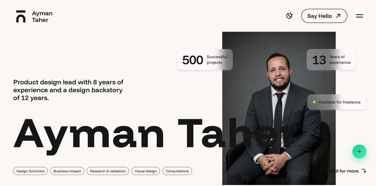 Ayman Taher website preview