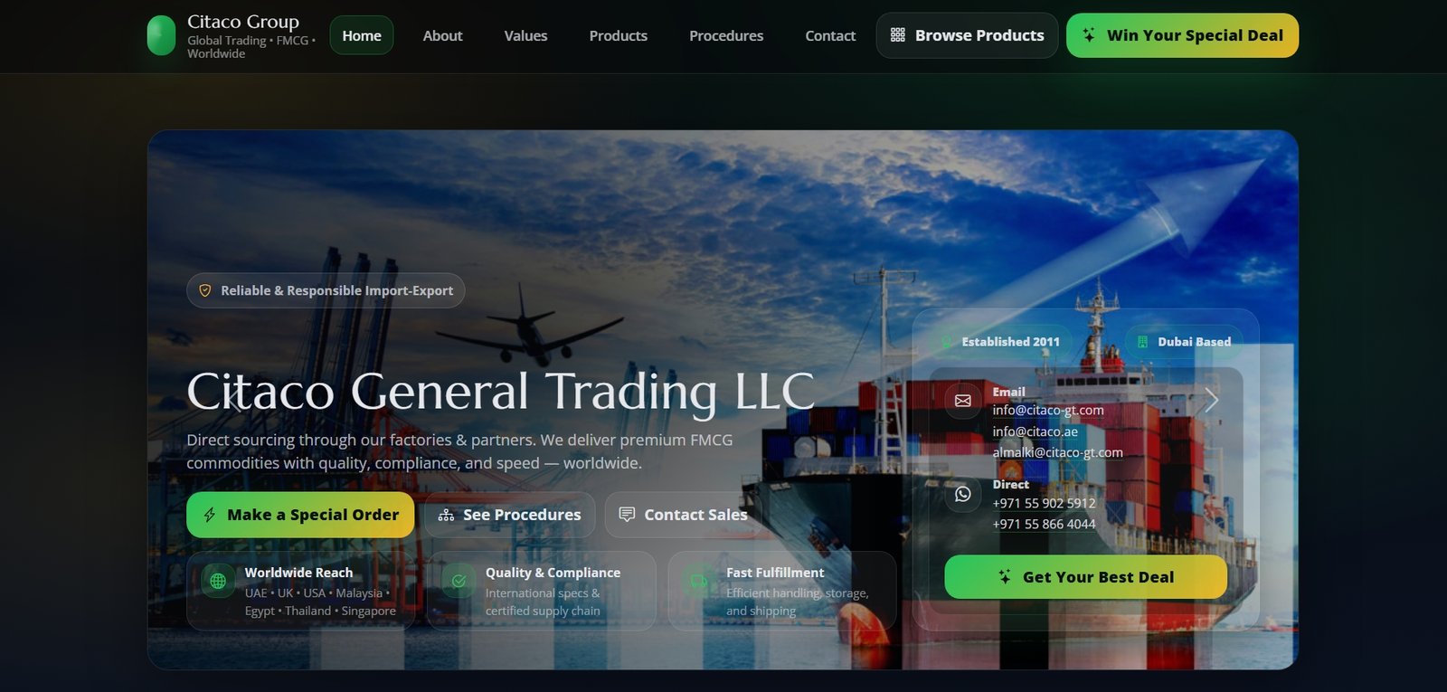 Citaco GT website preview