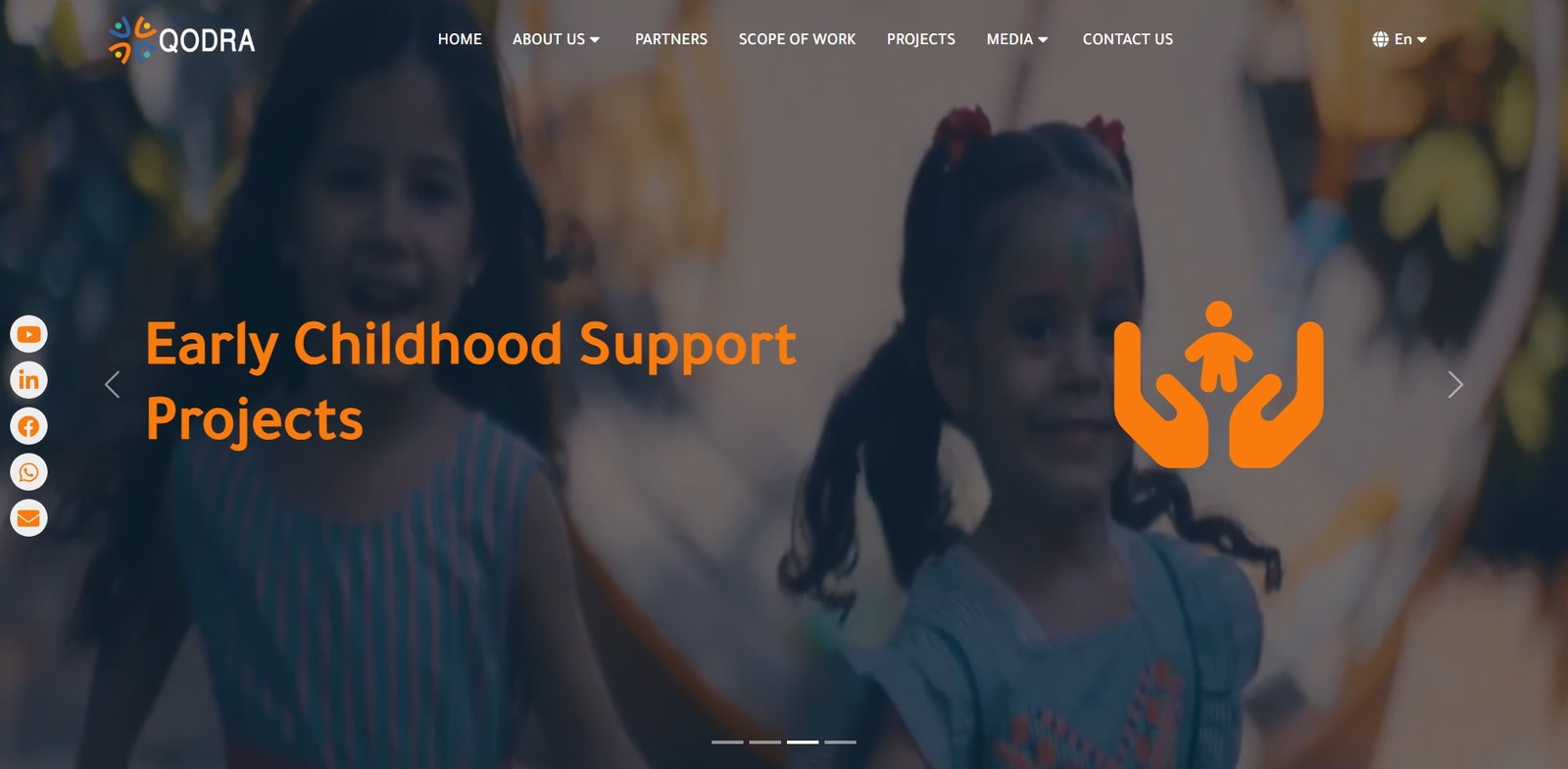 Qodra website preview